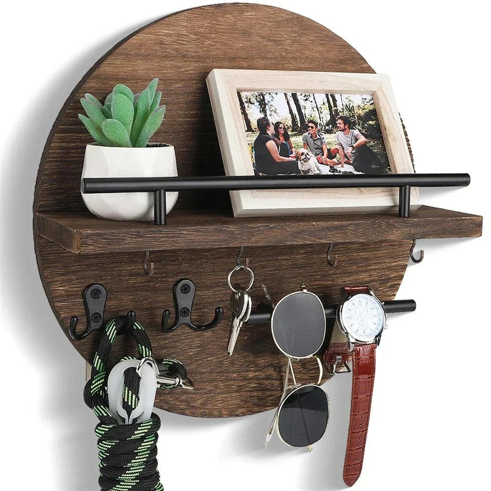 Key holder round - Wood Environmentally friendly -  - #tag1#