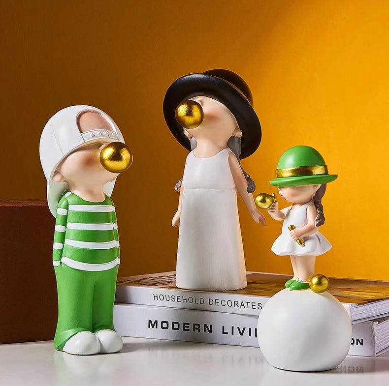 KidsWithGoldenBubbleGum-Homeko14 Kids With Golden Bubble Gum - Homeko