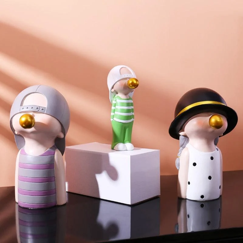 KidsWithGoldenBubbleGum-Homeko4 Kids With Golden Bubble Gum - Homeko