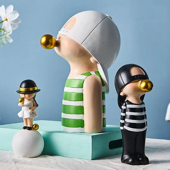 KidsWithGoldenBubbleGum-Homeko7 Kids With Golden Bubble Gum - Homeko