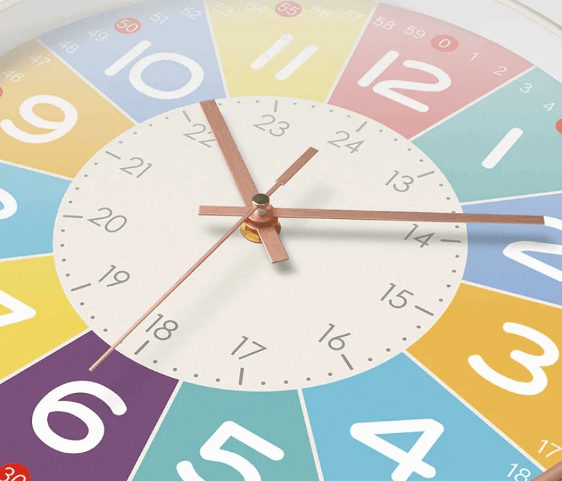 Kids_Bedroom_Nursery_Silent_Wall_Clock_12_Inches_-_-4311965 Kids Bedroom Nursery Silent Wall Clock 12 Inches -