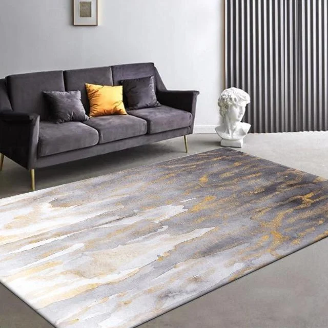 Kiera-GoldenPowderMarblePatternCarpet-Homeko3 Kiera - Golden Powder Marble Pattern Carpet - Homeko