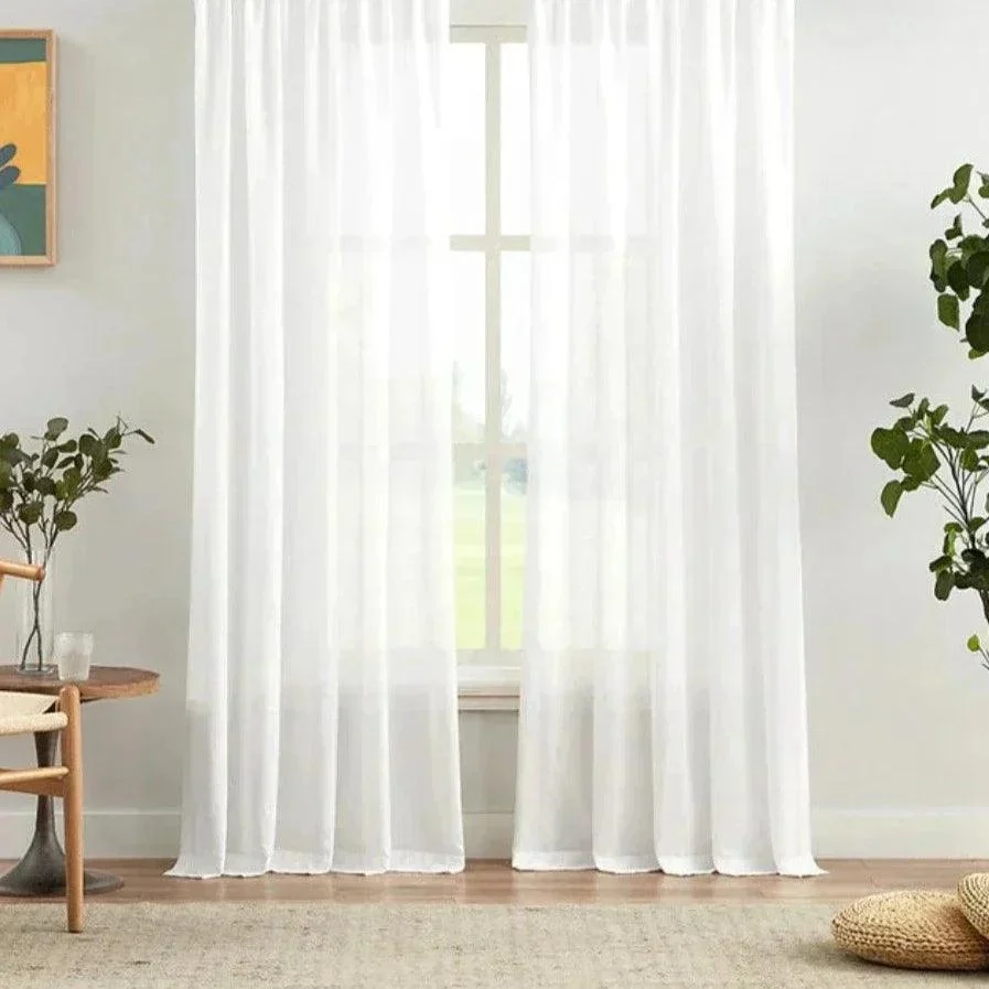Kira_White_Cotton_Blend_Sheer_Curtains_Soft_Roof_-_-_tag1_-4284595 Kira White Cotton Blend Sheer Curtains Soft Roof - - #tag1#