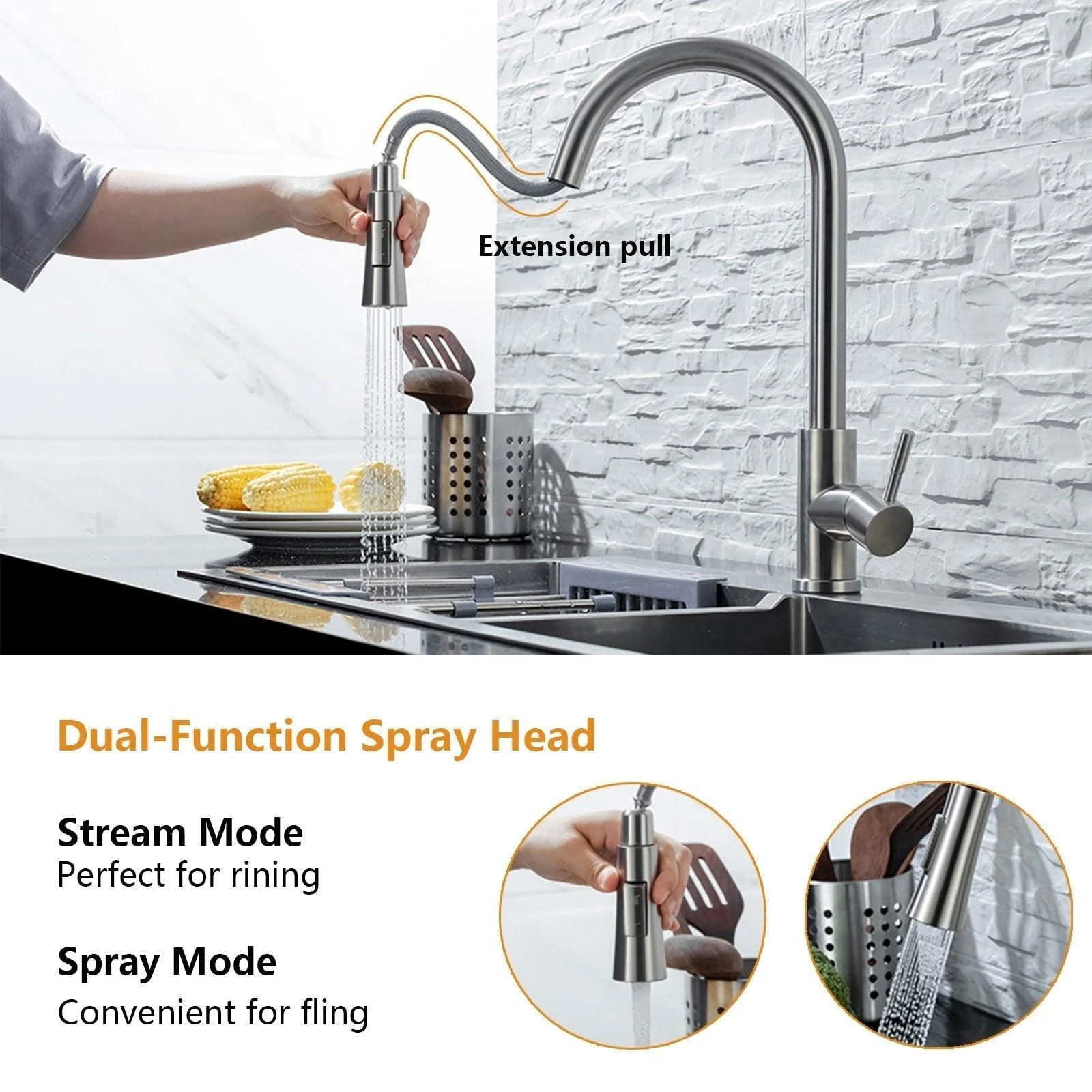 Kitchen_Faucet_with_Pull_Out_and_Sensor_-_-4312570 Kitchen Faucet with Pull Out and Sensor -