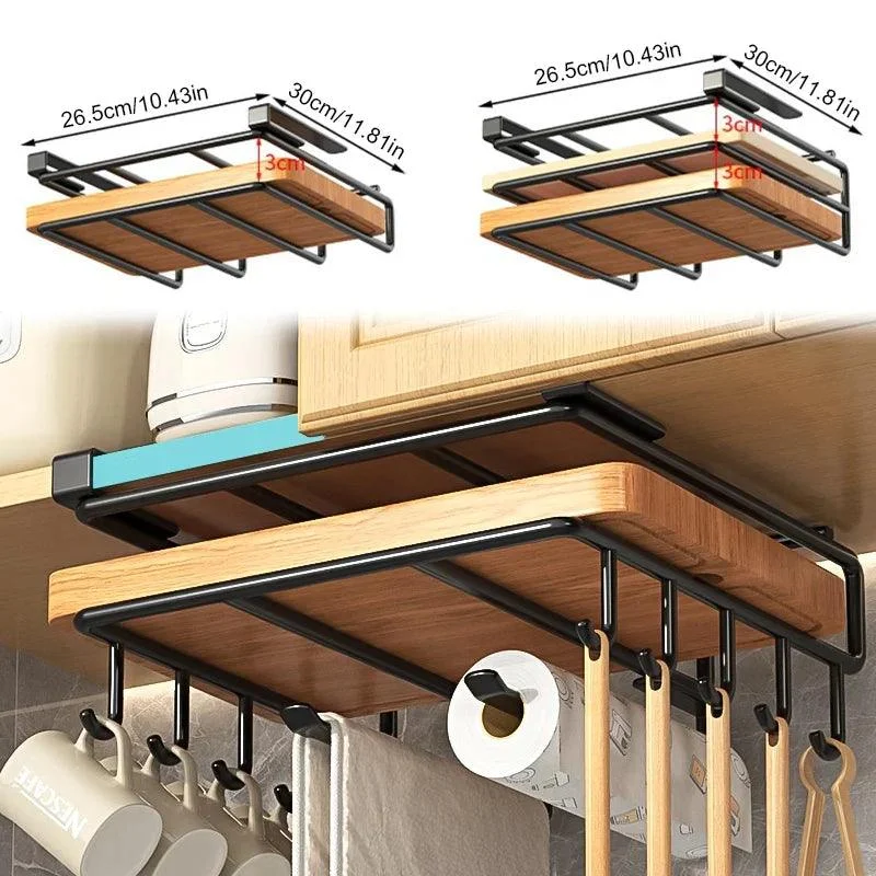 Kitchen_Hanging_Organizer_-_Organix_-_For_Under_Cabinet_-_Paper_Towel_Cutting_Board_Holder_-_-_tag1_-4286041 Kitchen Hanging Organizer - Organix - For Under Cabinet - Paper Towel & Cutting Board Holder - - #tag1#