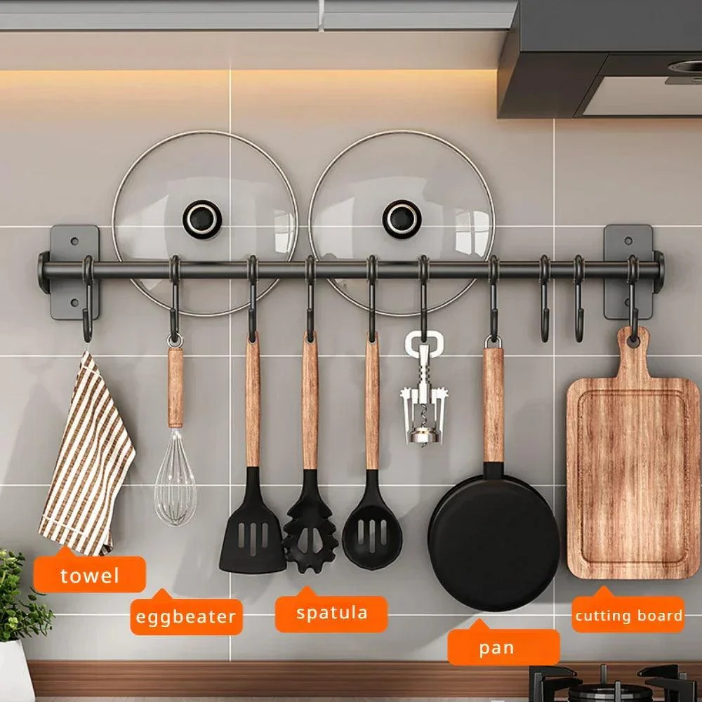 Kitchen_Hook_Rack_-_Wall_Storage_-_-_tag1_-4286170 Kitchen Hook Rack - Wall Storage - - #tag1#