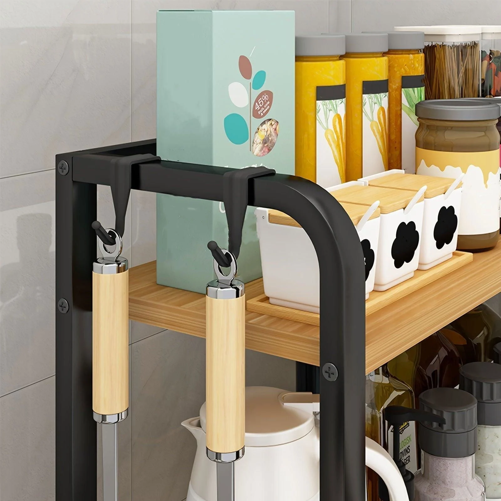 Kitchen_Storage_Rack_-_Spicify_-_Stainless_Steel_-_Countertop_Organizer_-_-_tag1_-4287143 Kitchen Storage Rack - Spicify - Stainless Steel - Countertop Organizer - - #tag1#