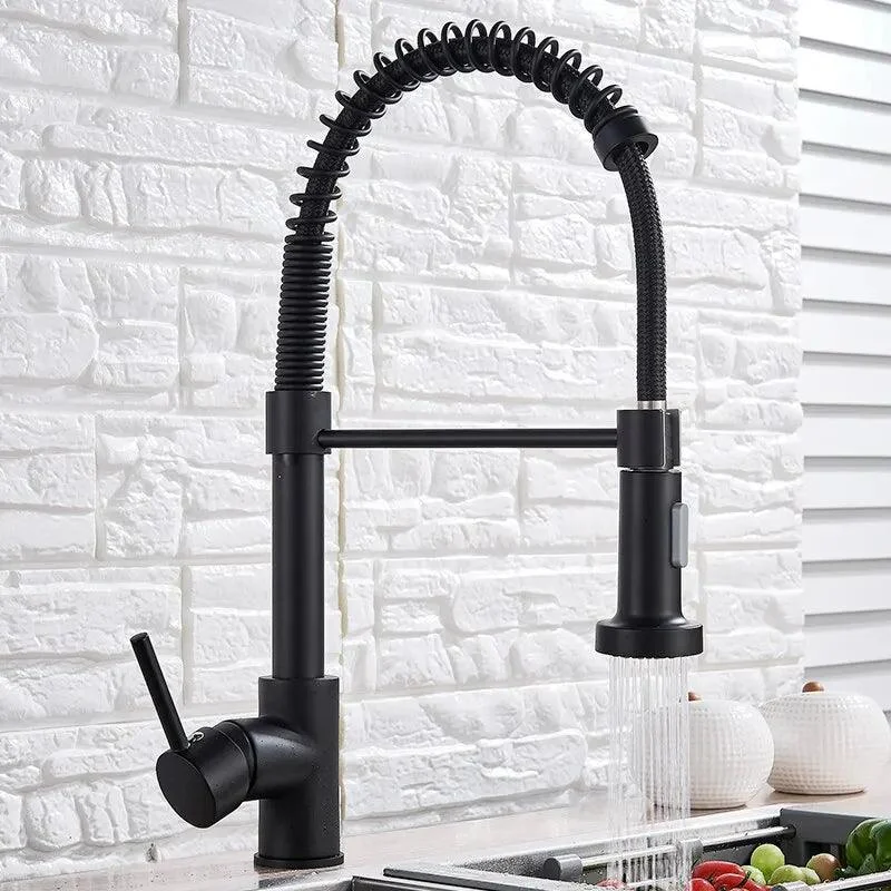 Kitchen_tap_with_pull-out_hand_shower_-_-_tag1_-4287303 Kitchen tap with pull-out hand shower - - #tag1#