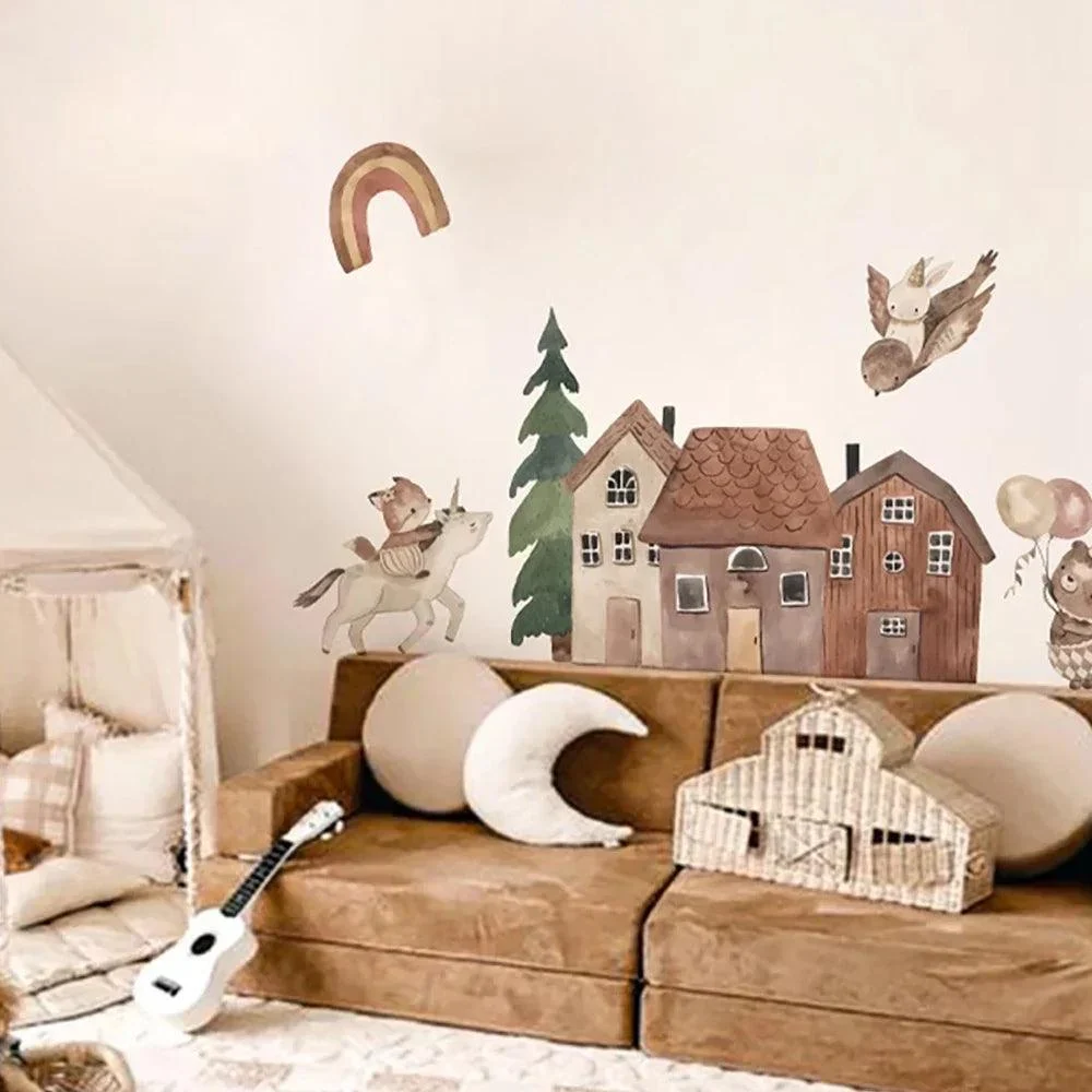 Kleine Stadsmuur Emblemen Dieren Vinyl Noordse Stijl Muurstickers Schil En Stok Voor Kinderkamer Kinderkamer Home Art.jpg 2833e132 B36a 42f7 9ae1 46f33ea7e517