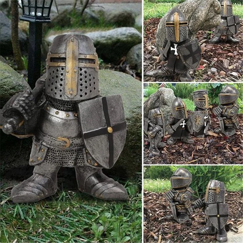 Knight_Gnome_Statue_-_Gnomix_-_Garden_Decoration_-_Medieval_Style_-_-_tag1_-4287814 Knight Gnome Statue - Gnomix - Garden Decoration - Medieval Style - - #tag1#