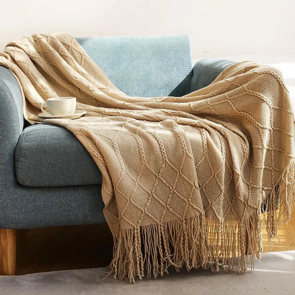 Knitted_Waffle_Blanket_Nordic_Decor_Elegance_-_-4313100 Knitted Waffle Blanket: Nordic Décor Elegance -