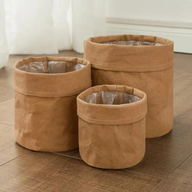 Kraft_Paper_Planter_-_-4314019 Kraft Paper Planter -
