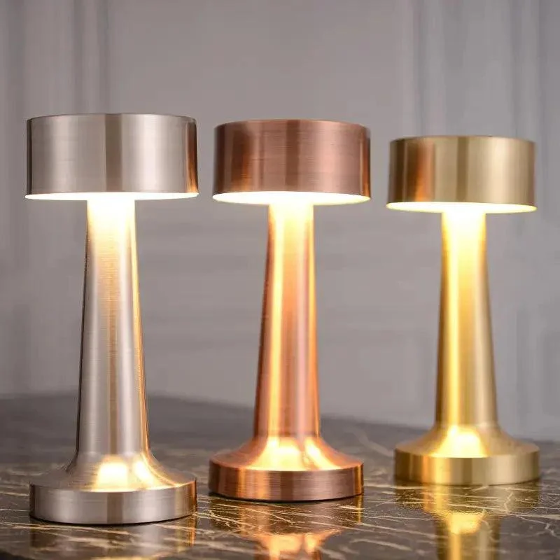 Led Table Lamp Retro Bar Coffee Table Lamp Rechargeable Touch Sensor Wireless Night Light Restaurant Living Jpg