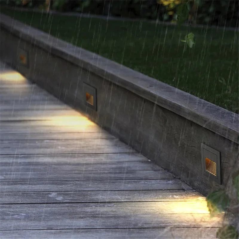 Led Wall Lamp Recessed Stair Light Indoor Outdoor Decoration Step Light Ladder Stairway Night Light Corridor 71043710 2d42 469d 8507 5118b490f7d8