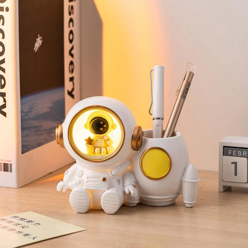 LED Astronaut Pen Holder - Homeko