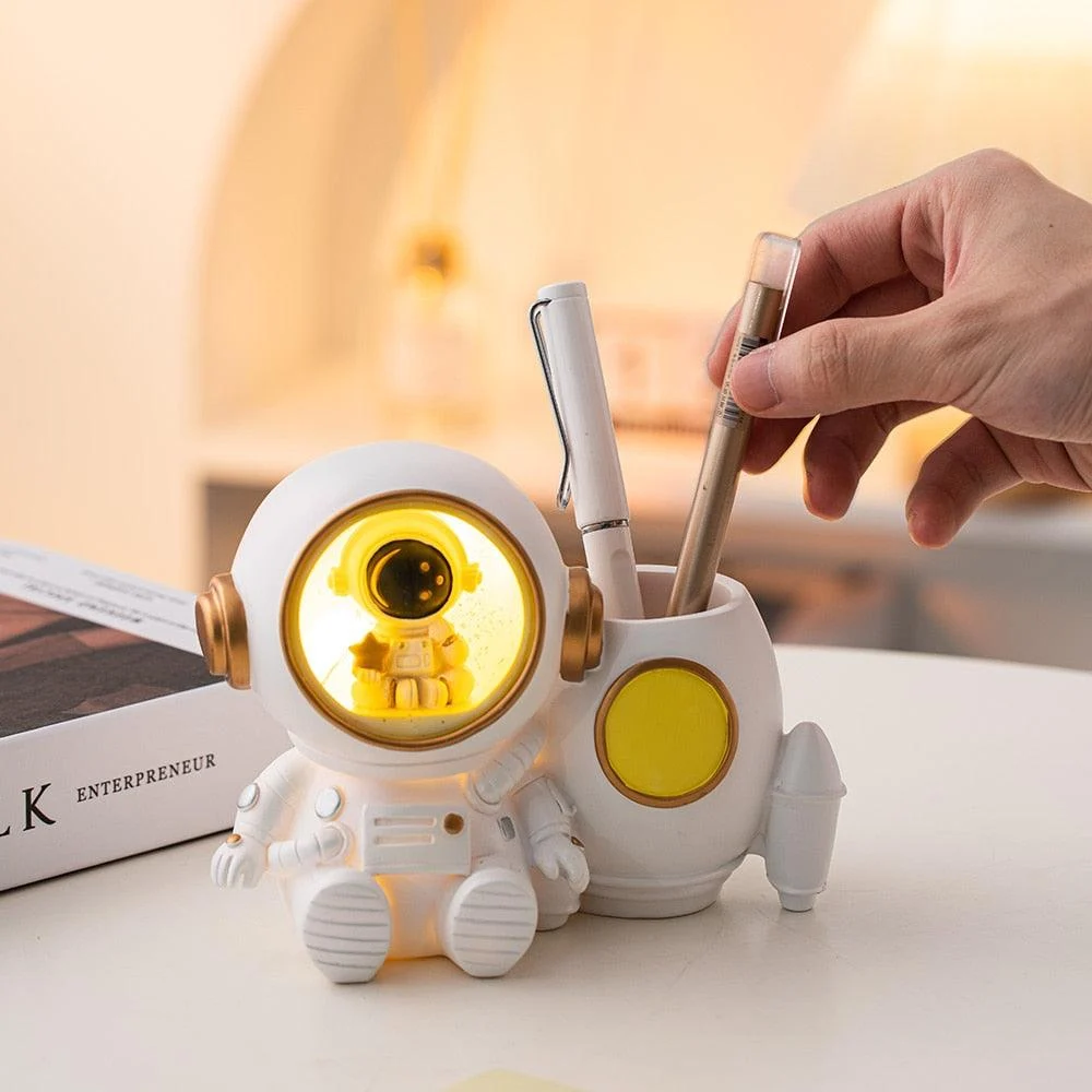 LED Astronaut Pen Holder - Homeko