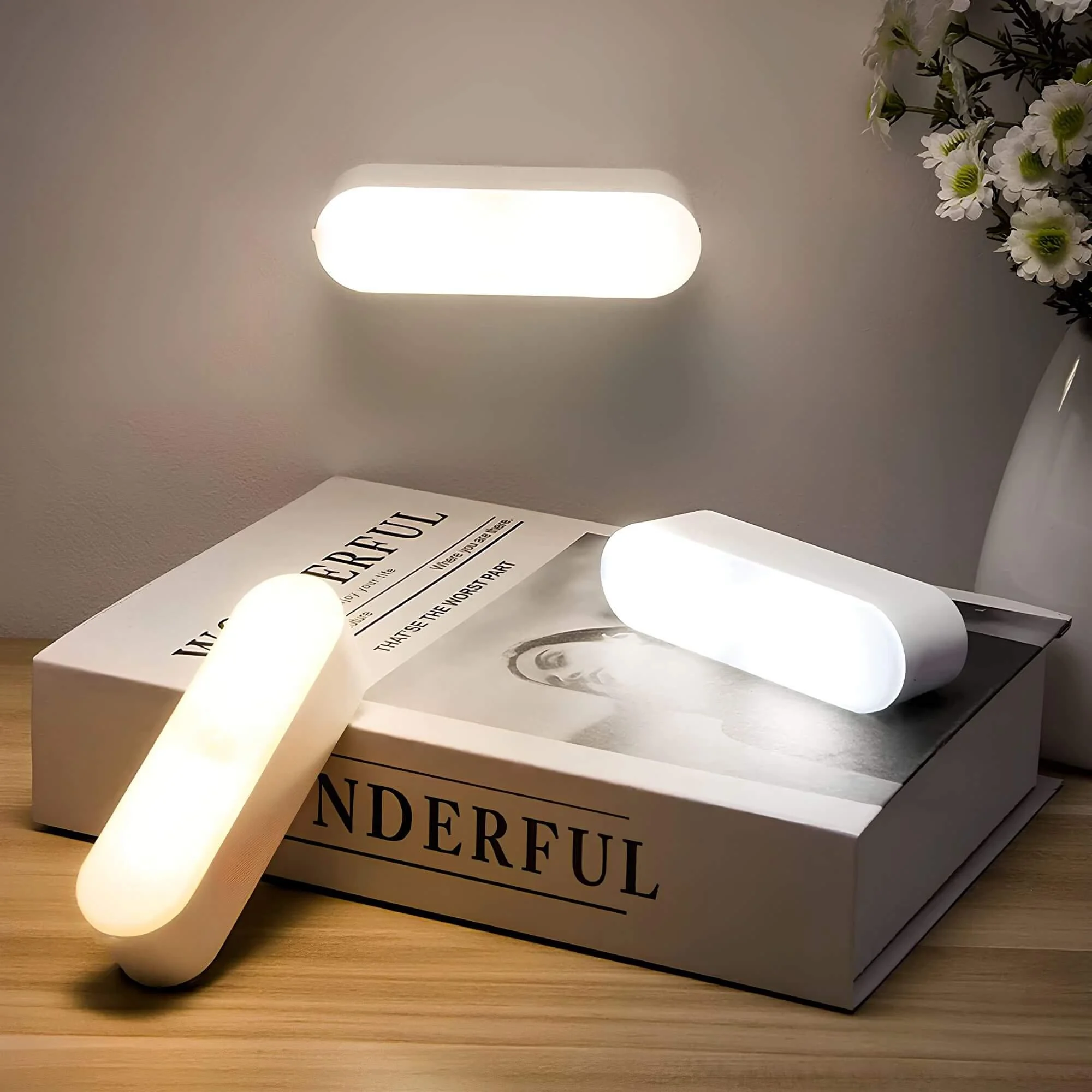 LEDUSBAufladbareKabelloseBewegungsmelderWandlampe-BewegungsaktiviertesLichtWiederaufladbarMagnetischeBefestigung4 Ledusbaufladbarekabellosebewegungsmelderwandlampe Bewegungsaktivierteslichtwiederaufladbarmagnetischebefestigung4