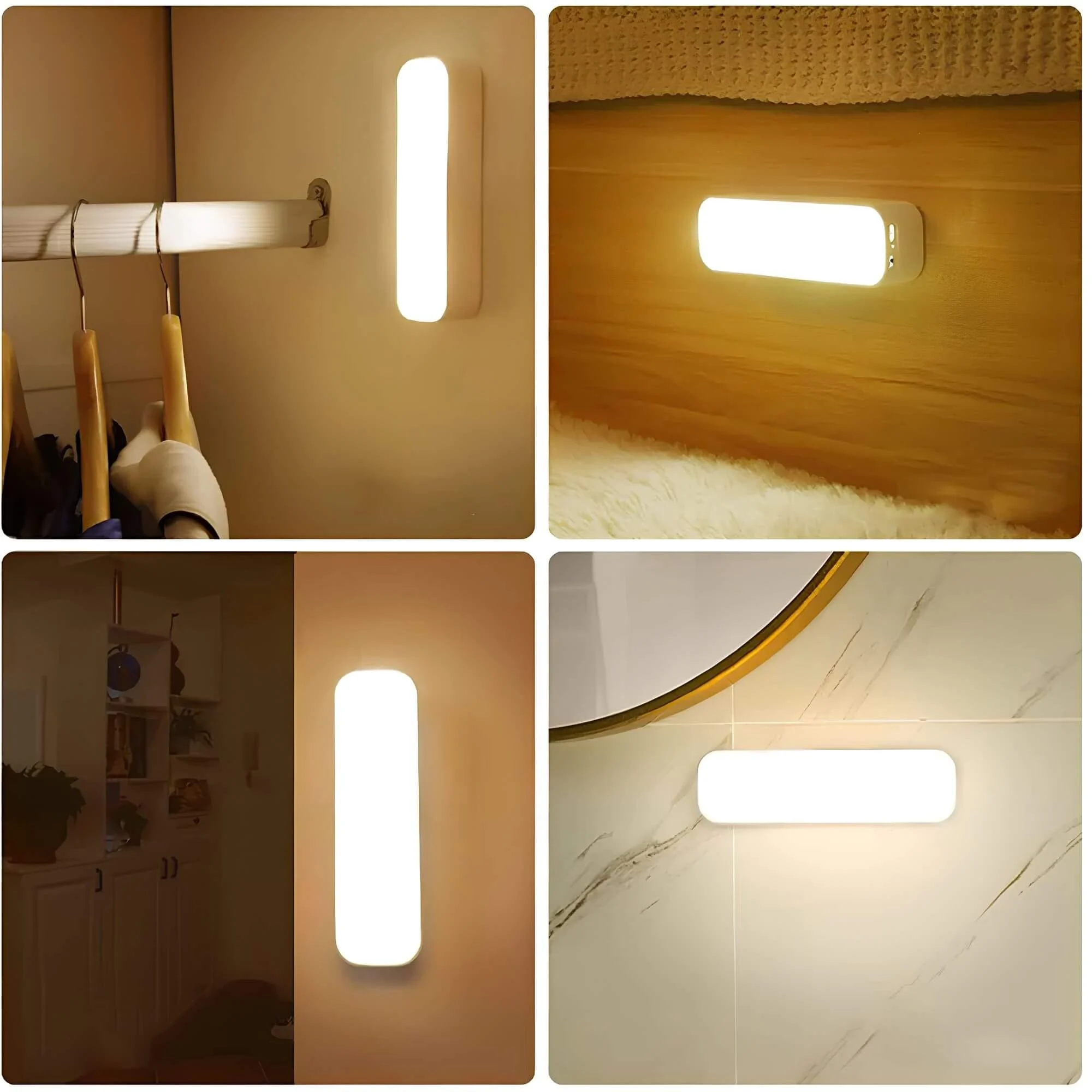 LEDUSBAufladbareKabelloseBewegungsmelderWandlampe-BewegungsaktiviertesLichtWiederaufladbarMagnetischeBefestigung7 Ledusbaufladbarekabellosebewegungsmelderwandlampe Bewegungsaktivierteslichtwiederaufladbarmagnetischebefestigung7