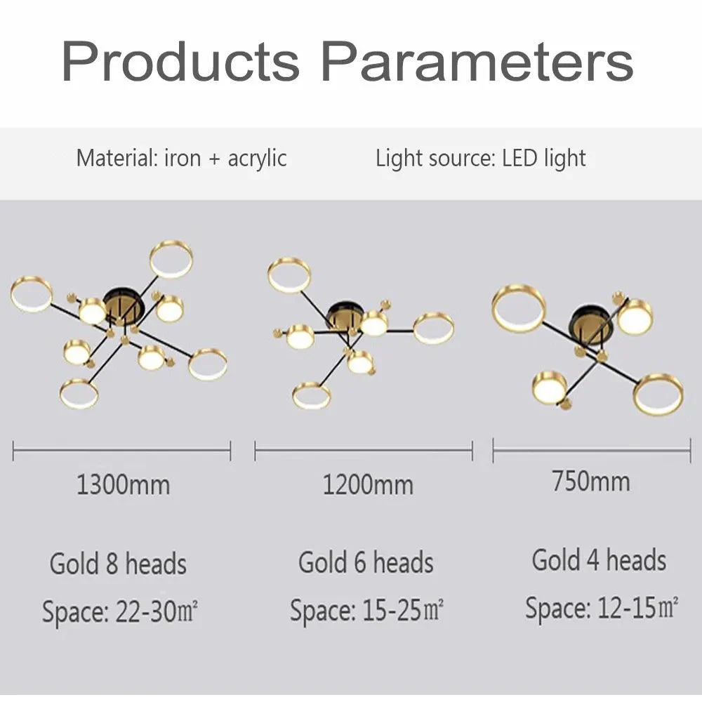 LED_Gold_Black_Pendant_Light_-_-4316750 LED Gold Black Pendant Light -