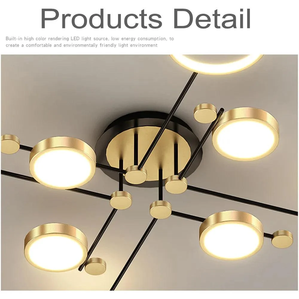 LED_Gold_Black_Pendant_Light_-_-4316756 LED Gold Black Pendant Light -