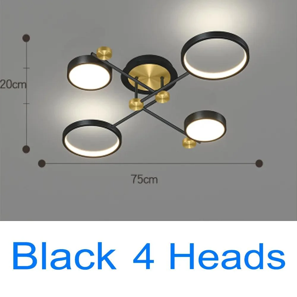 LED_Gold_Black_Pendant_Light_-_-4316773 LED Gold Black Pendant Light -