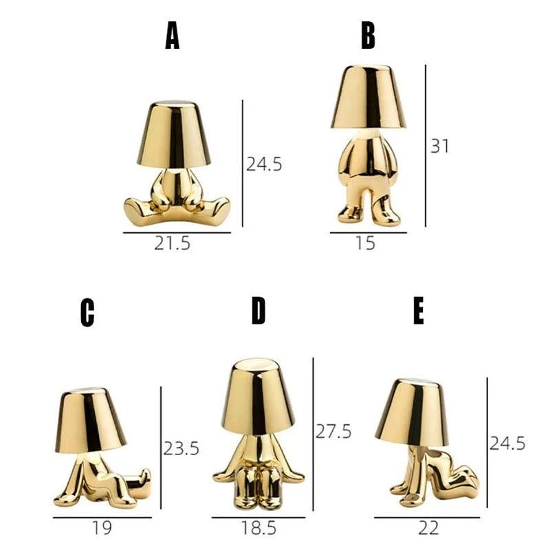 LED Little Golden Man Table Lamp -
