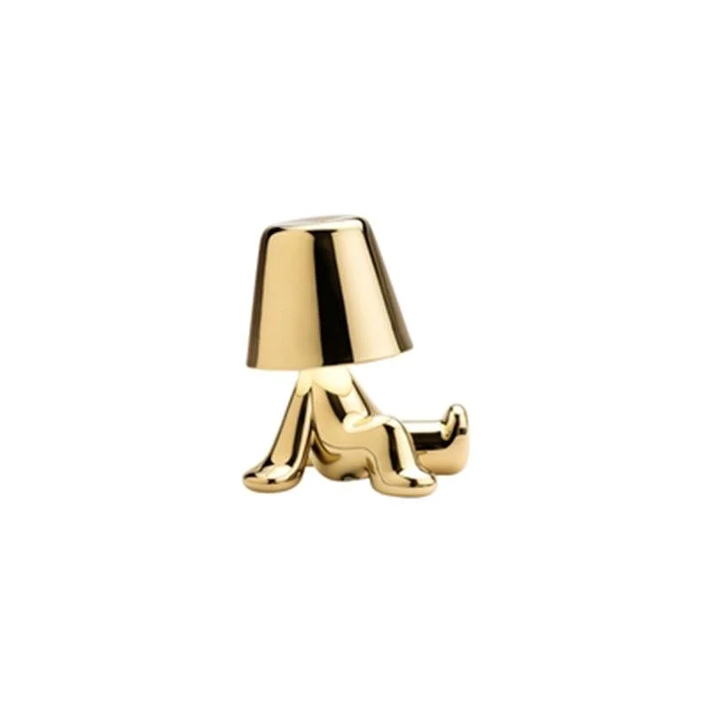 LED Little Golden Man Table Lamp -