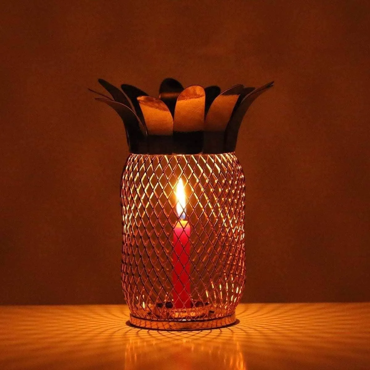 Lantern Tealight Pillar Candle Holder Stand -