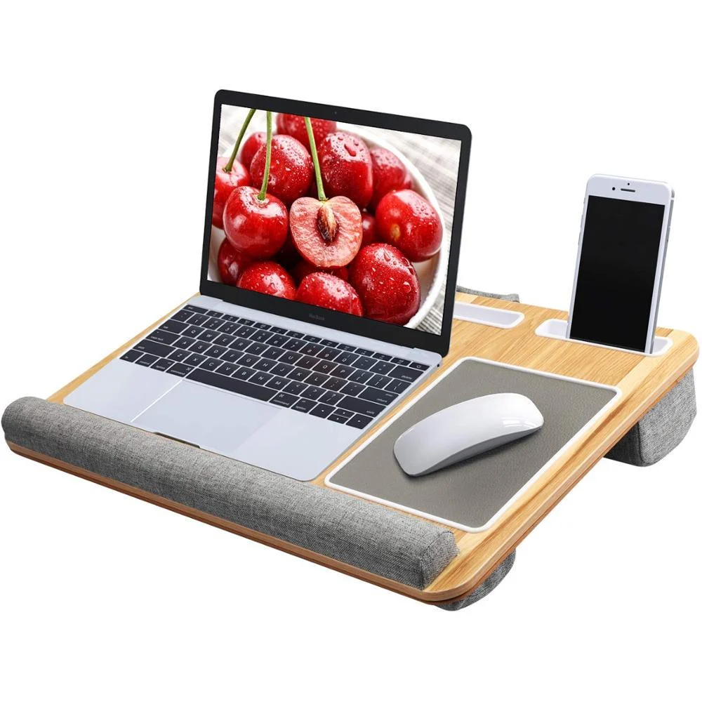 Lapdesk-Fits-up-to-17-inches-Laptop-Desk-Laptop-Stand-with-Tablet-and-Phone-Holder-Built Lapdesk Fits Up To 17 Inches Laptop Desk Laptop Stand With Tablet And Phone Holder Built