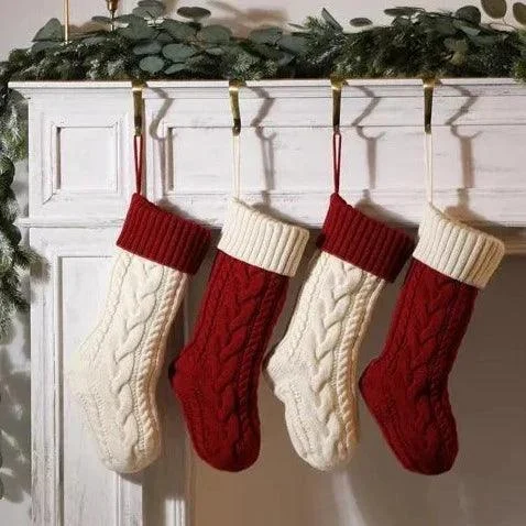Large-Cable-Knitted-Christmas-Stocking-13-Colours-Lilly-Lula-2337 Large Cable Knitted Christmas Stocking 13 Colours Lilly Lula 2337
