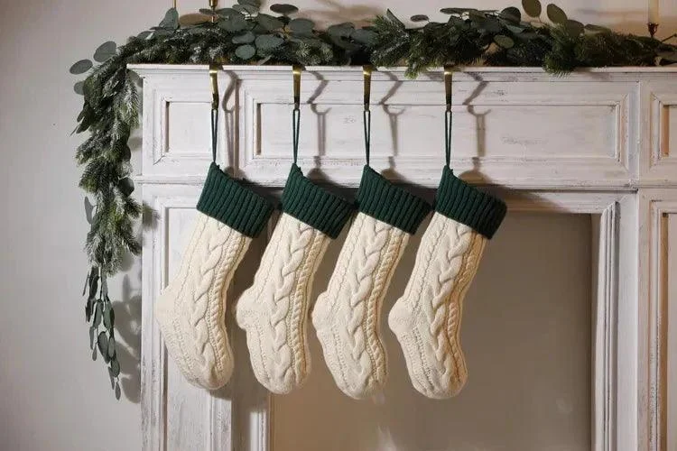 Large-Cable-Knitted-Christmas-Stocking-13-Colours-Lilly-Lula-3493 Large Cable Knitted Christmas Stocking 13 Colours Lilly Lula 3493