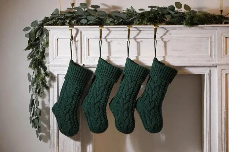 Large-Cable-Knitted-Christmas-Stocking-13-Colours-Lilly-Lula-4038 Large Cable Knitted Christmas Stocking 13 Colours Lilly Lula 4038