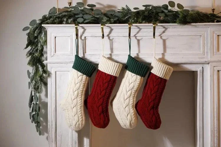 Large-Cable-Knitted-Christmas-Stocking-13-Colours-Lilly-Lula-6208 Large Cable Knitted Christmas Stocking 13 Colours Lilly Lula 6208