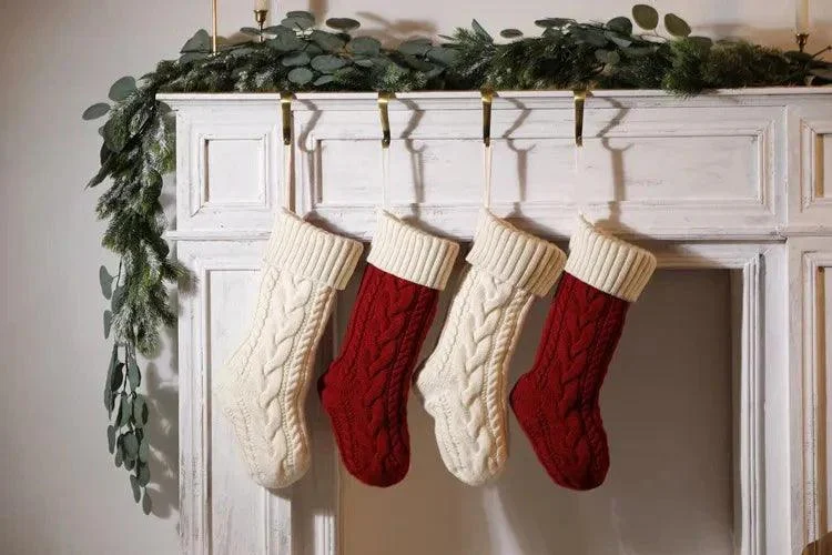 Large-Cable-Knitted-Christmas-Stocking-13-Colours-Lilly-Lula-6373 Large Cable Knitted Christmas Stocking 13 Colours Lilly Lula 6373