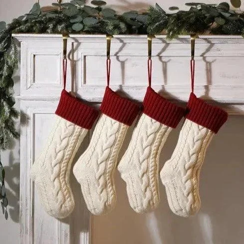Large-Cable-Knitted-Christmas-Stocking-13-Colours-Lilly-Lula-9281 Large Cable Knitted Christmas Stocking 13 Colours Lilly Lula 9281