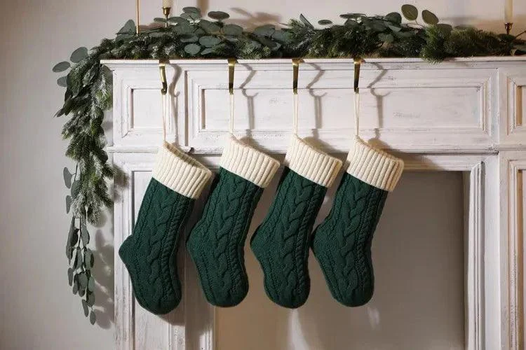 Large-Cable-Knitted-Christmas-Stocking-13-Colours-Lilly-Lula-9520 Large Cable Knitted Christmas Stocking 13 Colours Lilly Lula 9520