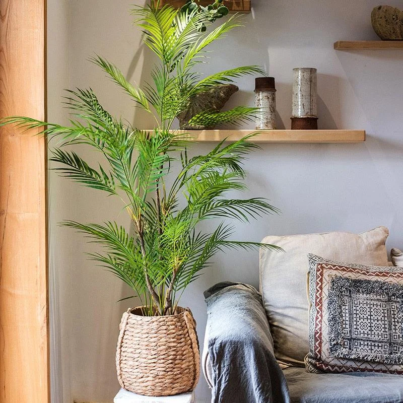 Large Artificial Palm Tree Tropical Plants Branche -