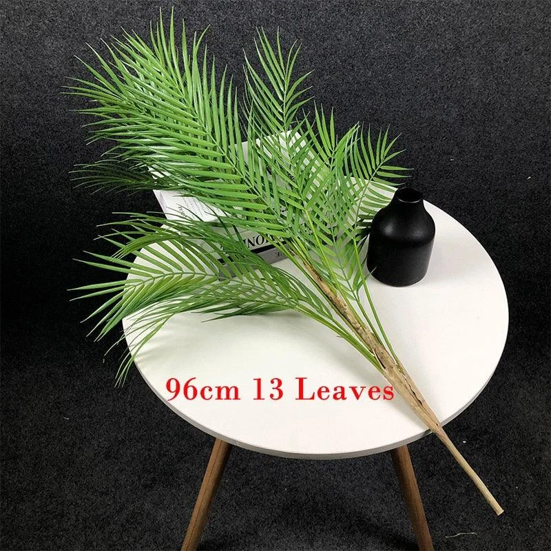 Large Artificial Palm Tree Tropical Plants Branche -
