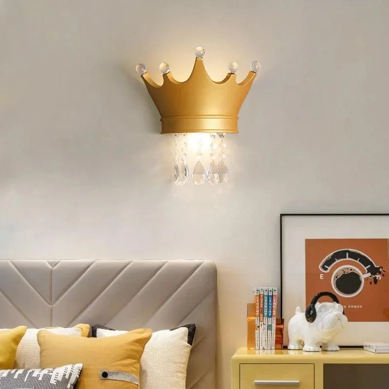 Led Kroon Nachtkastje Licht Slaapkamer Kinderkamer Wandlamp Moderne Woonkamer Achtergrond Restaurant Muur Schans