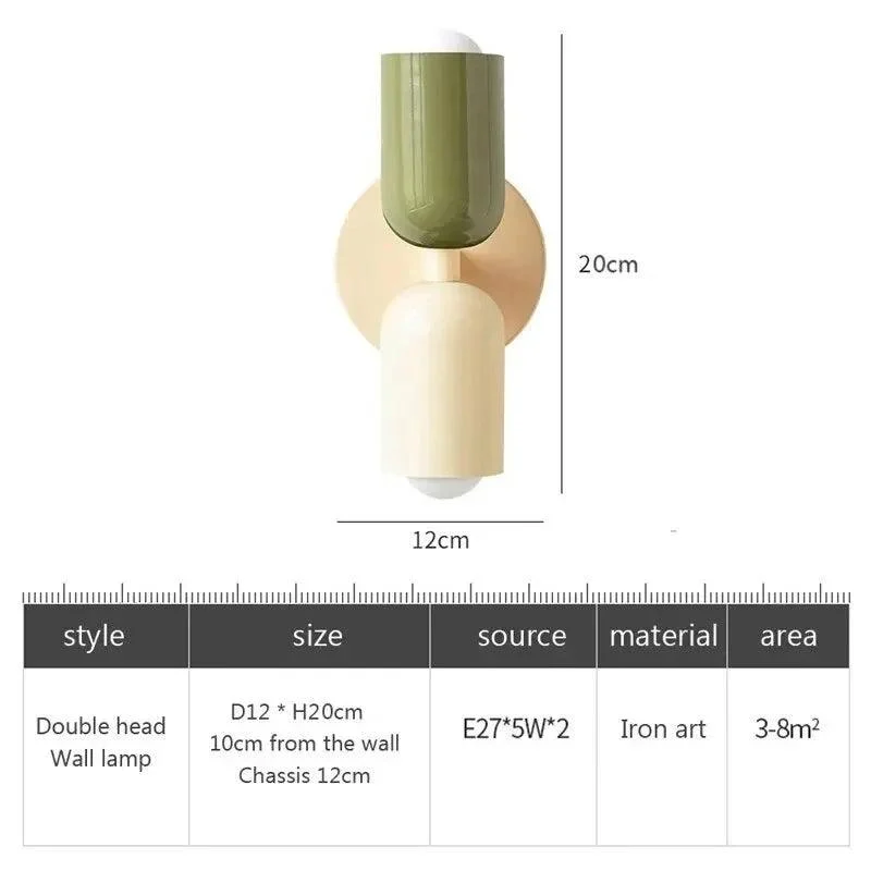 Led Wandlamp Dubbele Lampkop Ontwerp Zacht Licht Geen Video Flikkeren Ijzer Schilderproces Europese Creatieve Ambiance Wandlamp F3480ee2 E78a 4f13 8425 8c49af36b7d8