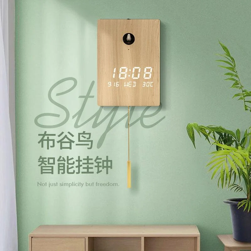 Led_Digital_Pendulum_Cuckoo_Wooden_Clock_12_Inches_-_-4316687 Led Digital Pendulum Cuckoo Wooden Clock 12 Inches -
