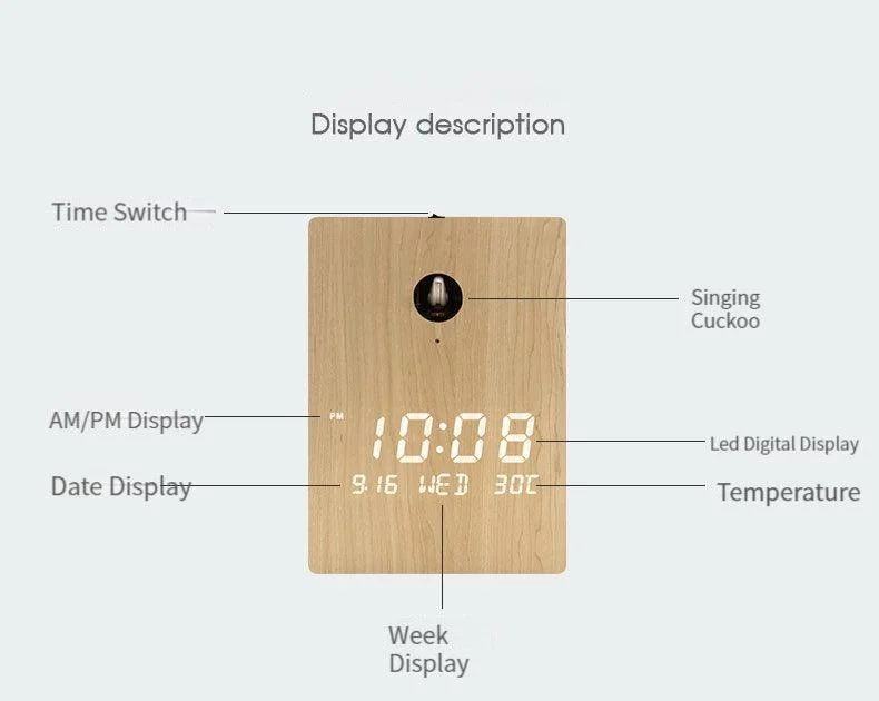 Led_Digital_Pendulum_Cuckoo_Wooden_Clock_12_Inches_-_-4316706 Led Digital Pendulum Cuckoo Wooden Clock 12 Inches -
