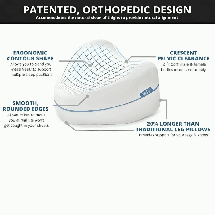 Leg_pillow_-_Orthopedic_-_Memory_foam_-_Pain_relief_-_-_tag1_-4299286 Leg pillow - Orthopedic - Memory foam - Pain relief - - #tag1#