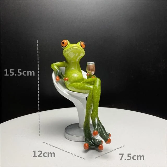 LeggyFrogFigurines-Homeko13 Leggy Frog Figurines - Homeko
