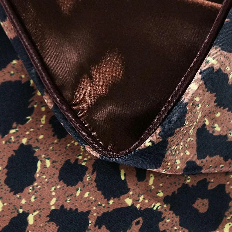 Leopard Duvet Cover Satin Like Silk Soft 4pcs Bedding Set Summer Reversible Comforter Cover Luxury Soft 02ec288e C219 49a0 Bbc0 3399d36c4ce7