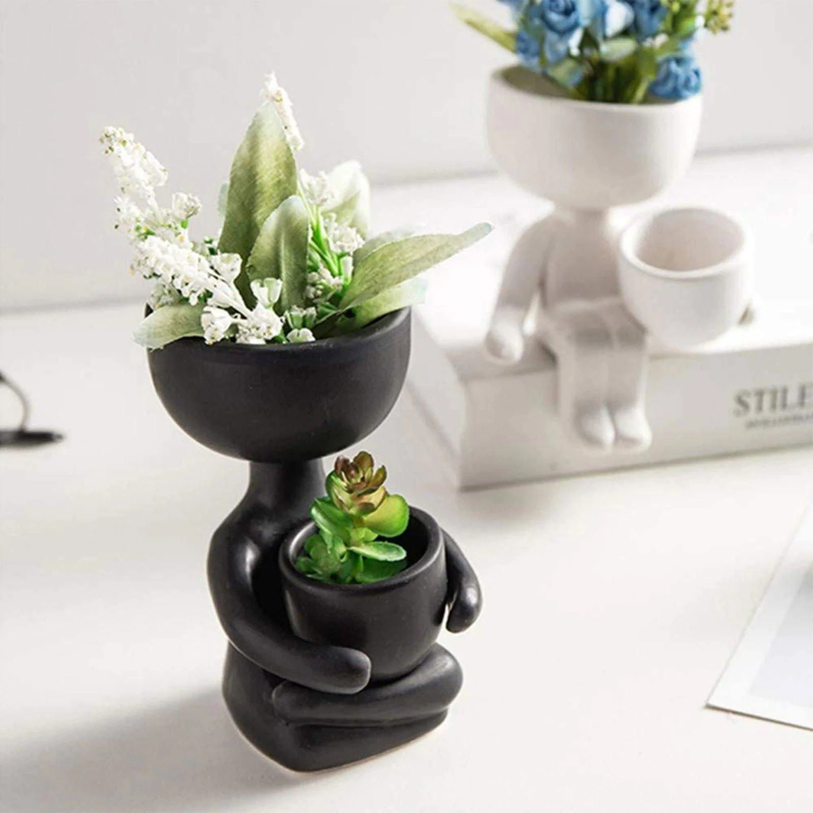 Little_Human_Ceramic_Succulent_Planter_-_-4320363 Little Human Ceramic Succulent Planter -