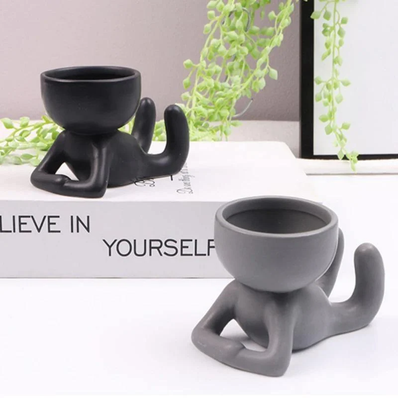 Little_Human_Ceramic_Succulent_Planter_-_-4320381 Little Human Ceramic Succulent Planter -