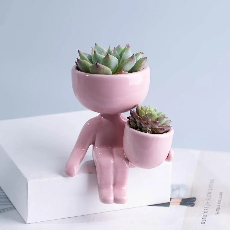 Little_Human_Ceramic_Succulent_Planter_-_-4320467 Little Human Ceramic Succulent Planter -
