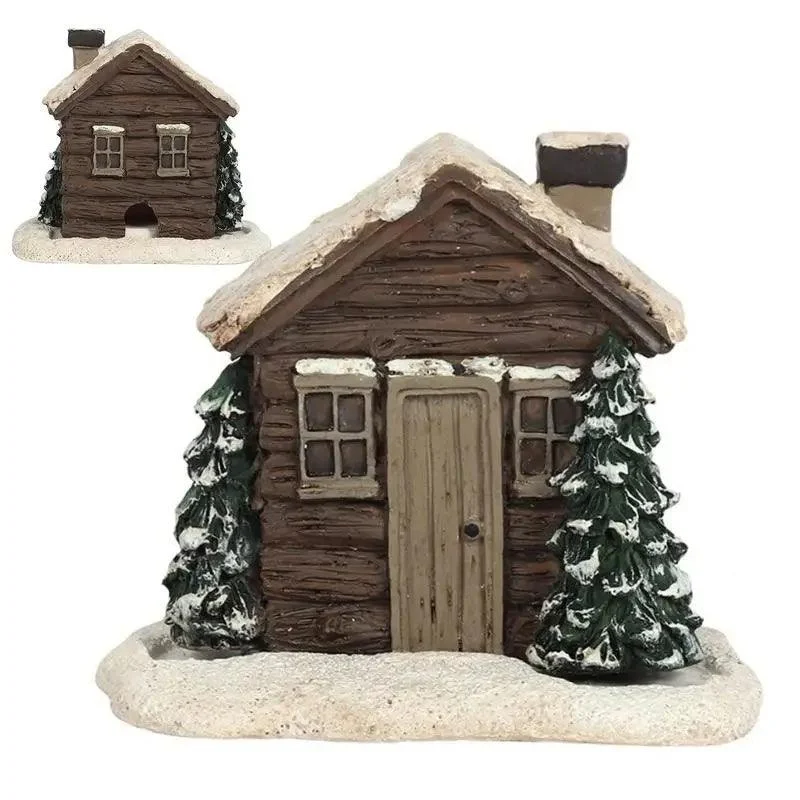Log_Cabin_Incense_Burner_with_Smoking_Chimney_-_-4321133 Log Cabin Incense Burner with Smoking Chimney -