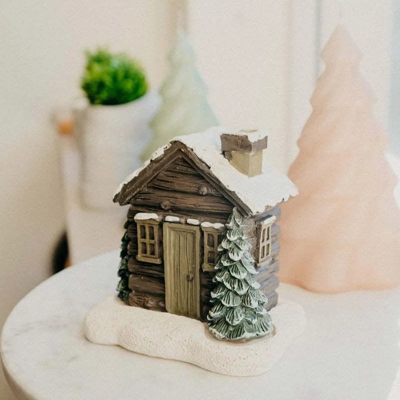 Log_Cabin_Incense_Burner_with_Smoking_Chimney_-_-4321172 Log Cabin Incense Burner with Smoking Chimney -